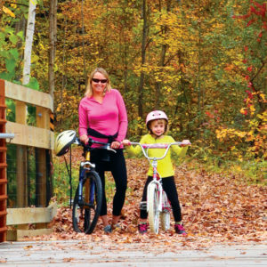 Lamoille Valley Rail Trail from Sugar Ridge Campground